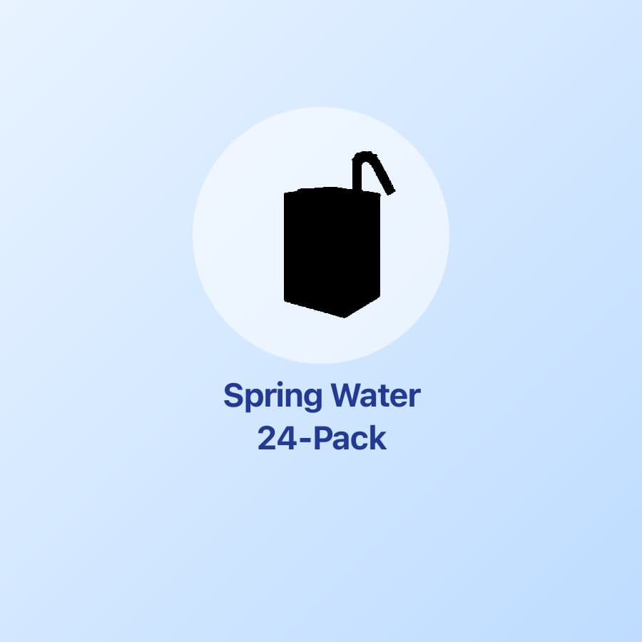 Spring Water 24-Pack